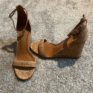 J.McLaughlin Cork Wedge Shoes 8.5